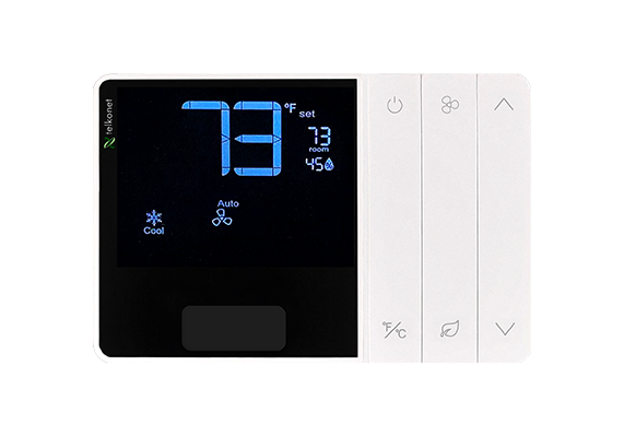 aida-white-smart-thermostat-display-on-telkonet